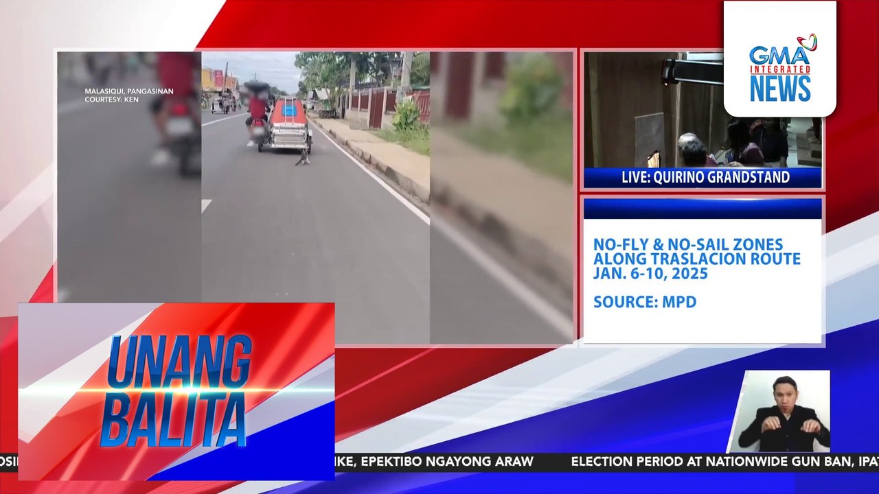May-ari ng tricycle na kumaladkad sa pusa sa viral video, pinahaharap sa LTO sa January 20 | Unang Balita