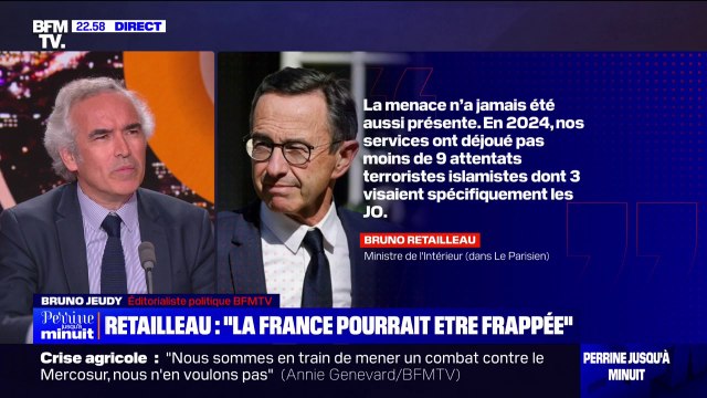 Terrorisme: La menace n'a jamais été aussi présente , indique Bruno Retailleau