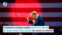 Congreso de Estados Unidos certifica el triunfo de Trump cuatro años después del asalto al Capitolio