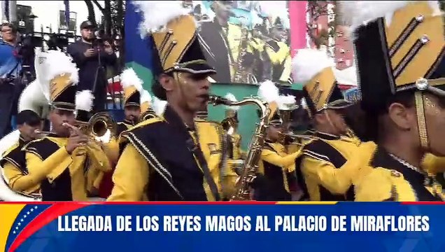 Presidente Maduro recibe junto al pueblo venezolano a los Reyes Magos en el Palacio de Miraflores
