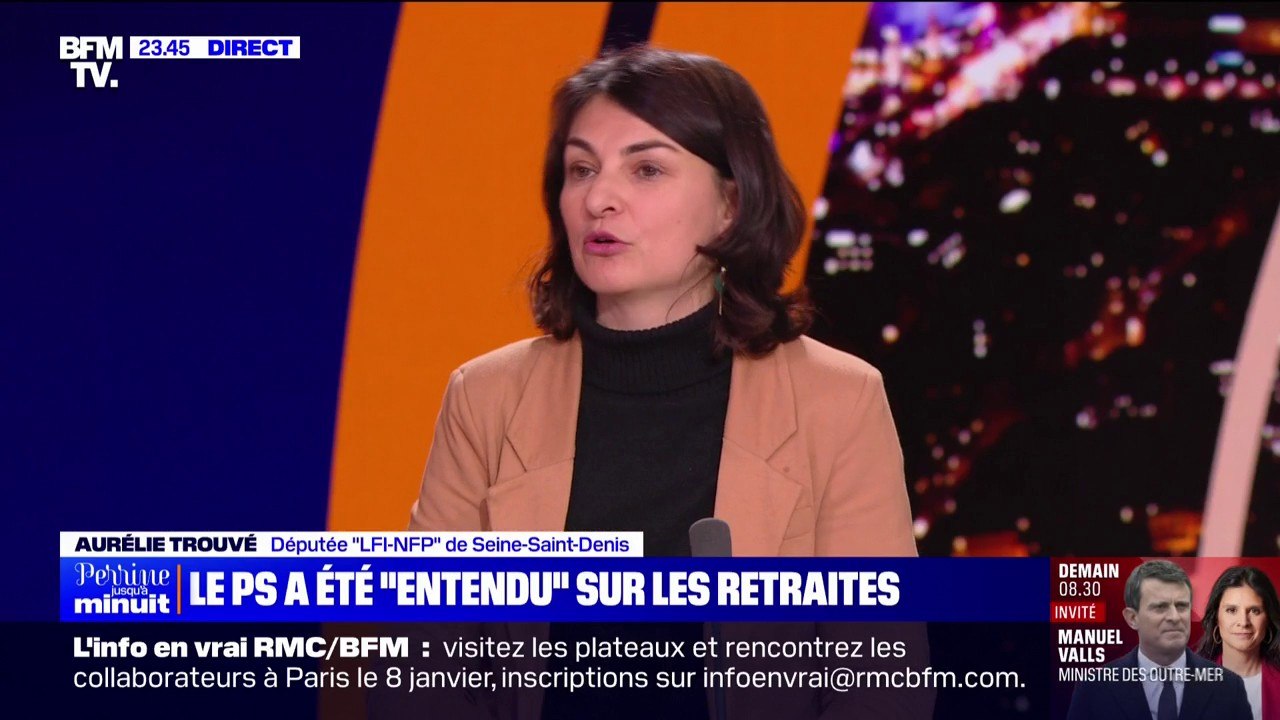 Budget: "Les Socialistes se rendront compte qu'ils se sont fait complètement berner", affirme Aurélie Trouvé (LFI)