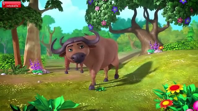 குறும்புக்கார குரங்கு மற்றும் ஒரு எருமையின் கதை _ Tamil Moral Stories _ Infobells