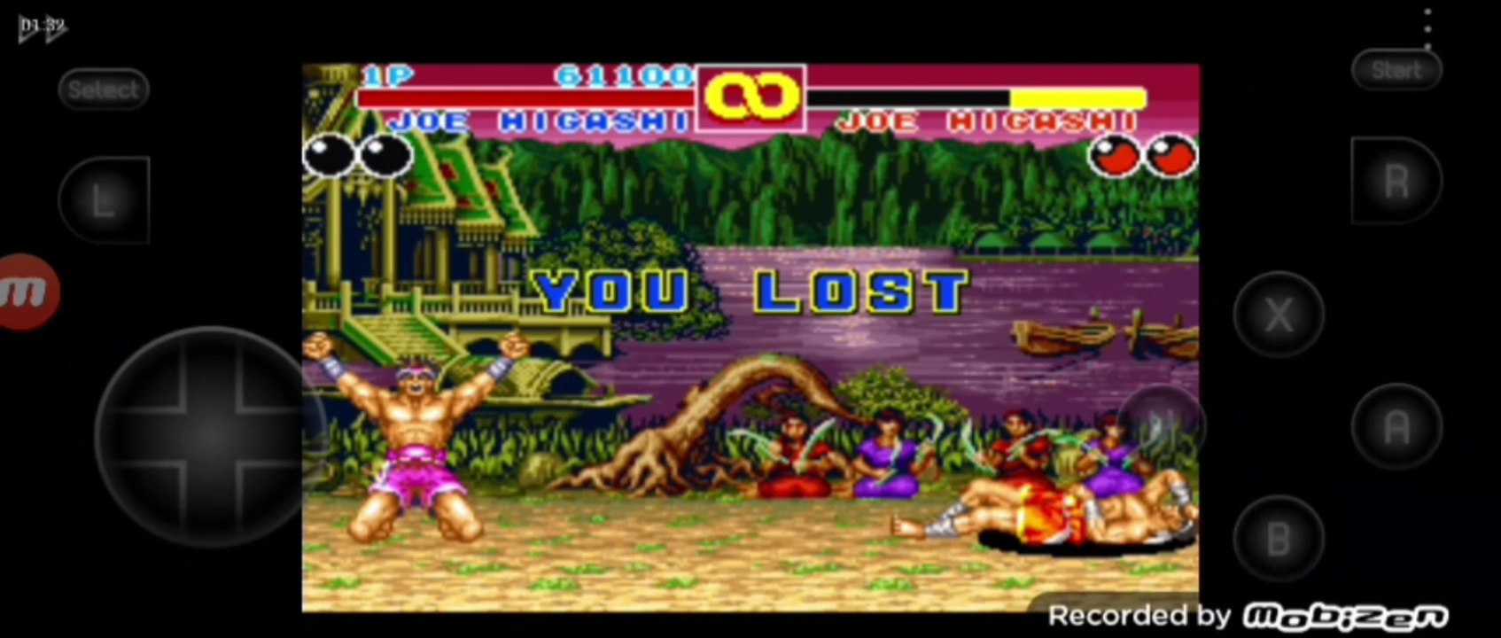 Fatal Fury 2 Joe Higashi vs Joe Higashi Joe Higashi é derrotado por Joe Higashi clone