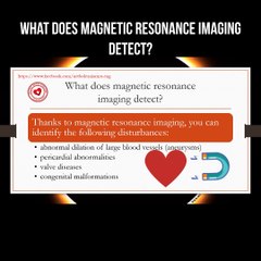 What does magnetic resonance imaging detect?