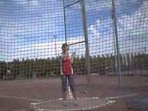 Lancer marteau équipe athlé