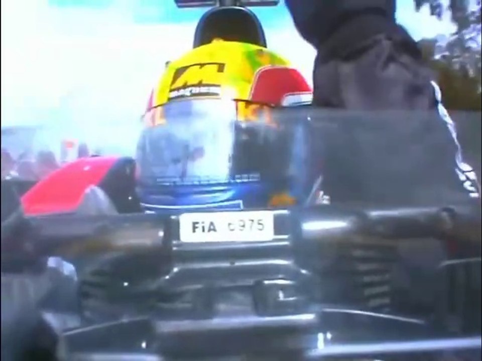 2002 F1 Australian GP - Mark Webber final 10 laps