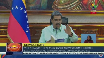 Venezuela | Pres. Maduro heads working meeting with government authorities