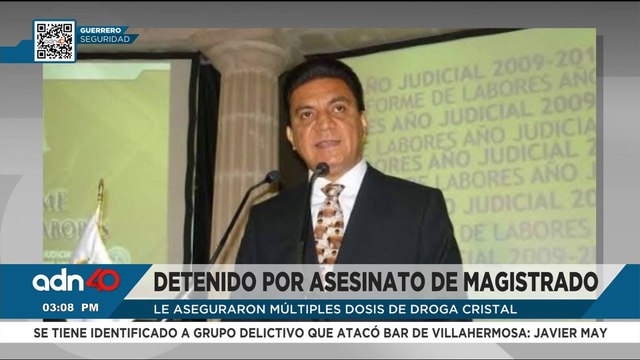 Detienen a David “N” alias “El Muñeco” implicado en el asesinato del magistrado Edmundo en Acapulco