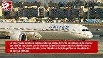 Anuncia United Airlines un 'cronograma acelerado' para la conectividad Starlink