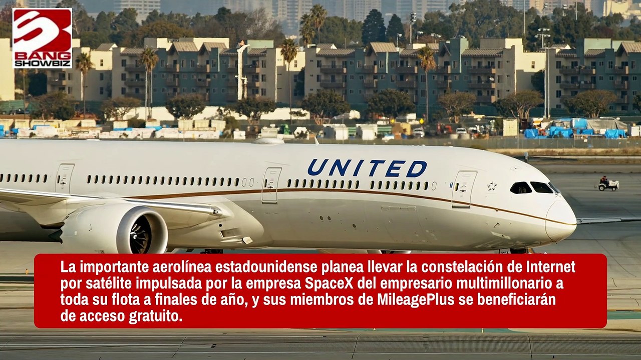 Anuncia United Airlines un 'cronograma acelerado' para la conectividad Starlink