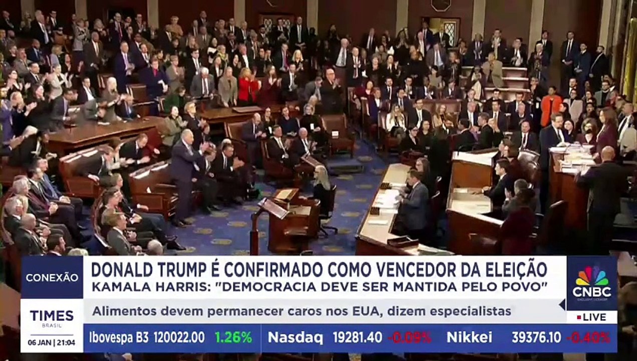 Donald Trump é certificado presidente eleito dos EUA