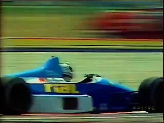 1989 F1 French GP-Q2 - Christian Danner (Rial) run