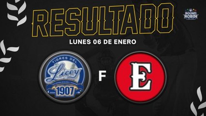 Resumen Tigres del Licey vs Leones del Escogido | 06 Ene 2025 | Serie Round Robin