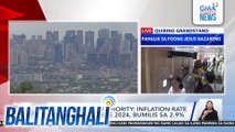 PSA - Inflation rate nitong Disyembre 2024, bumilis sa 2.9% | Balitanghali