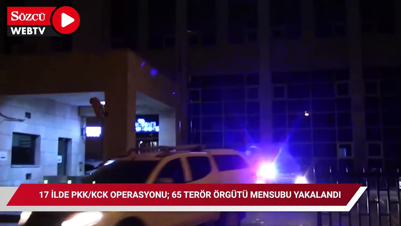 PKK/KCK’ya yönelik 17 ilde “GÜRZ-36" operasyonları