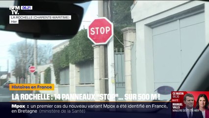 À La Rochelle, quatorze panneaux "stop" installés sur seulement 500 mètres