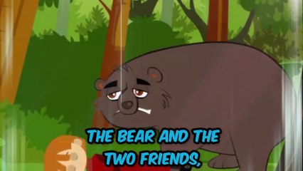 the bear and the two friends moral story