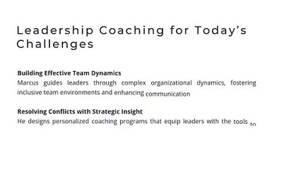 Compassionate Leadership Coaching with Marcus Ludwig Keller