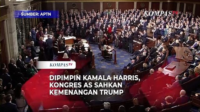 Kongres AS Sahkan Kemenangan Donald Trump dalam Pilpres 2024