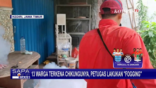 13 Warga di Kediri Kena Chikungunya, Petugas Dinkes Lakukan 'Fogging' untuk Pencegahan