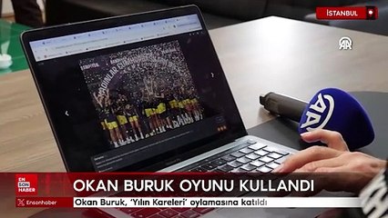 Okan Buruk, 'Yılın Kareleri' oylamasına katıldı