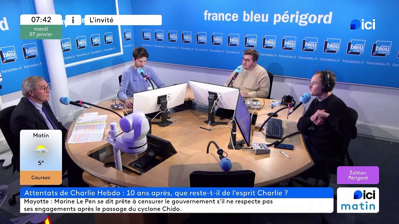 Germinal Peiro, invité d'ici matin Périgord