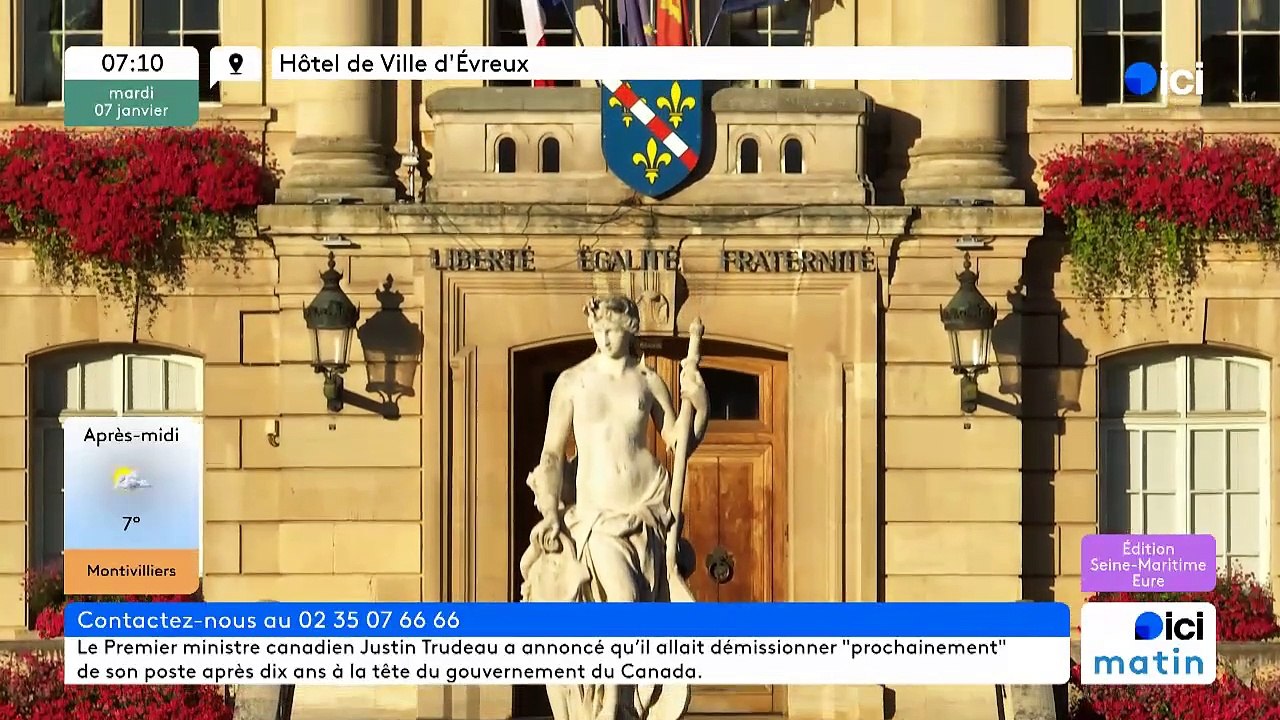 07/01/2025 - ici matin par ici Normandie (Seine-Maritime - Eure) en vidéo