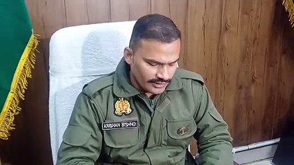 अपडेट संभल: सत्यव्रत पुलिस चौकी मामले में पुलिस अधीक्षक की बाइट