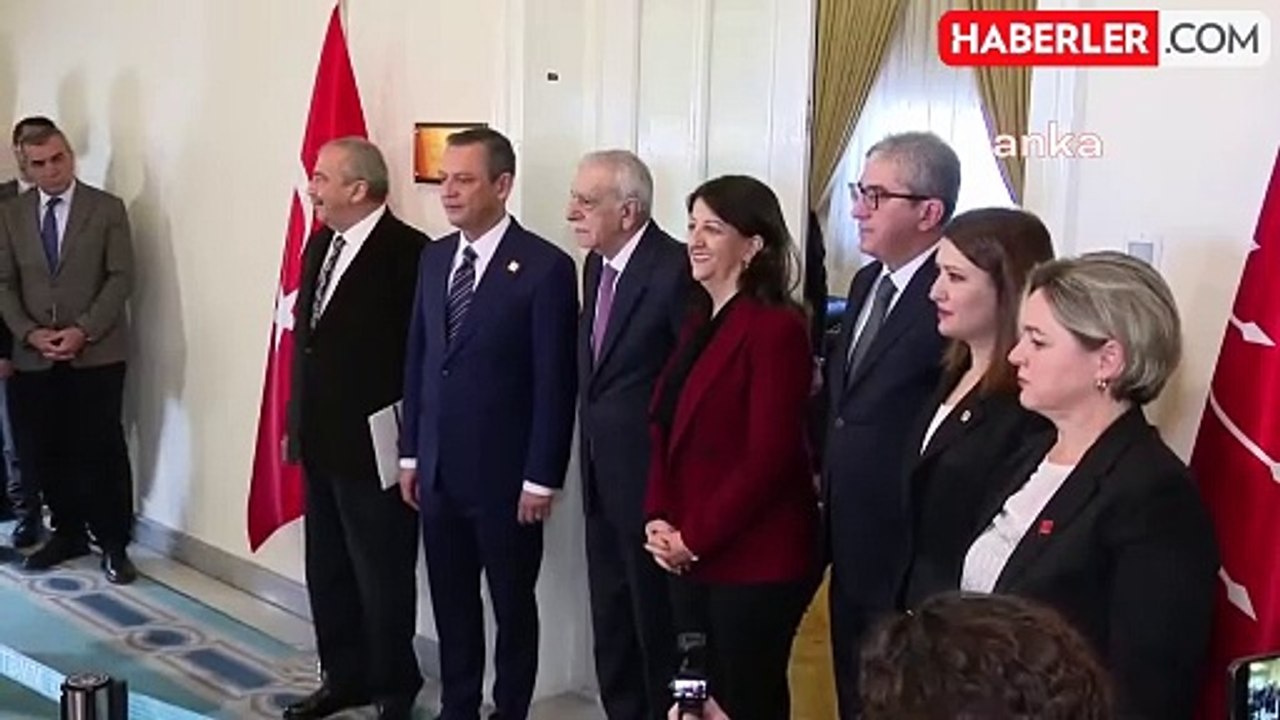 İmralı Heyeti, CHP Genel Başkanı Özgür Özel'i Ziyaret Etti