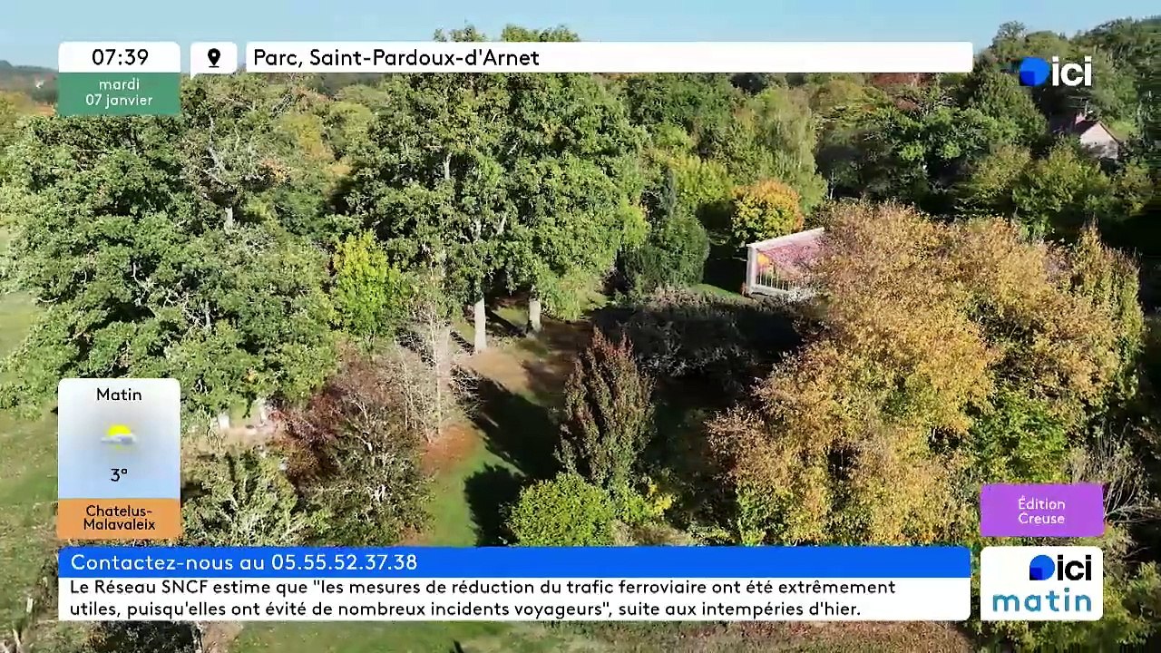 07/01/2025 - ici matin par ici Creuse en vidéo