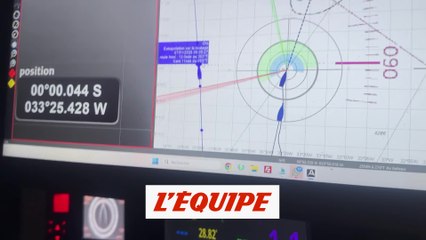 Simon passe l'équateur - Voile - Vendée Globe