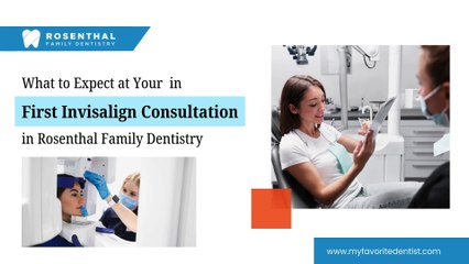 What to Expect at Your First Invisalign Consultation in Rosenthal Family Dentistry