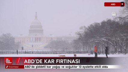 ABD'de şiddetli kar yağışı ve soğuklar 13 eyalette etkili oldu