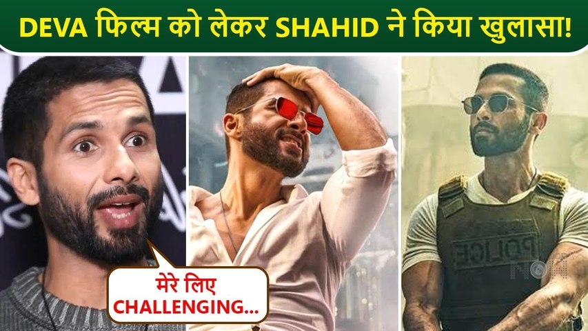 Actor Shahid Kapoor Calls Film 'Deva' The Most Challenging Film Of His Career