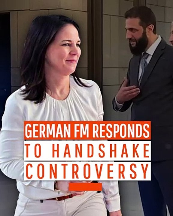 German FM Responds to Handshake Controversy