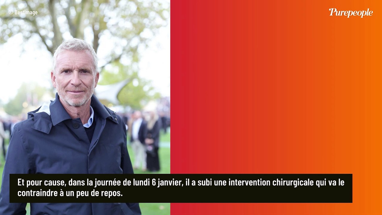 Denis Brogniart contraint au repos, il a subi une intervention du genou : "On m'a enlevé un bout de..."