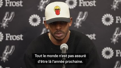 Spurs - Paul : "Tout le monde n'est pas assuré d'être là l'année prochaine"