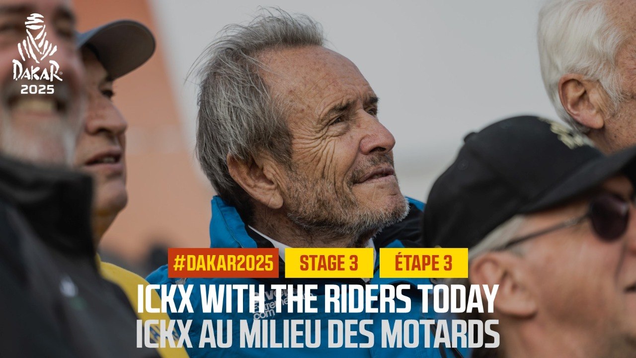 Ickx with the riders today - Stage 3 - #Dakar2025