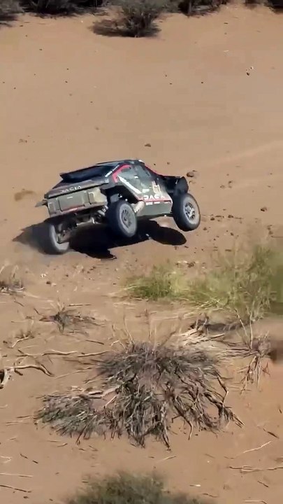 Sebastien Loeb Crash Dakar