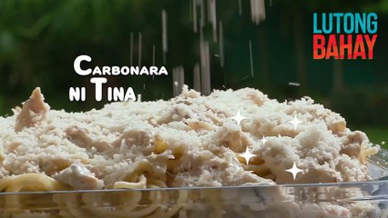 Creamy carbonara ni Tina Paner, paano ba lutuin? | Lutong Bahay