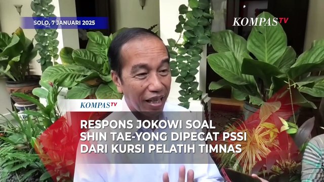 Respons Jokowi soal Shin Tae-yong Dipecat PSSI Sebagai Pelatih Timnas | STY OUT
