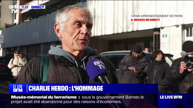 On lâchera jamais l'affaire : dix ans après l'attentat, de nombreuses personnes rendent hommage à Charlie Hebdo