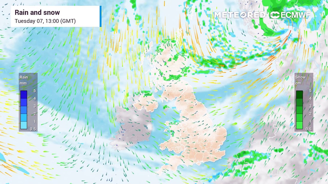 UK weather: Wintry showers and snow set to continue this week