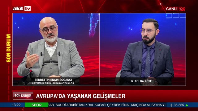 Akit Medya Grubu Almanya Temsilcisi Bedrettin Engin Soğancı Avrupa'da yaşanan gelişmeleri anlattı