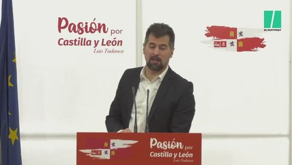 Luis Tudanca (PSOE): "Mi obligación era tomar una decisión"