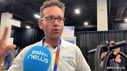 Ces 2025, la barriera anti alluvioni che si gonfia in un minuto