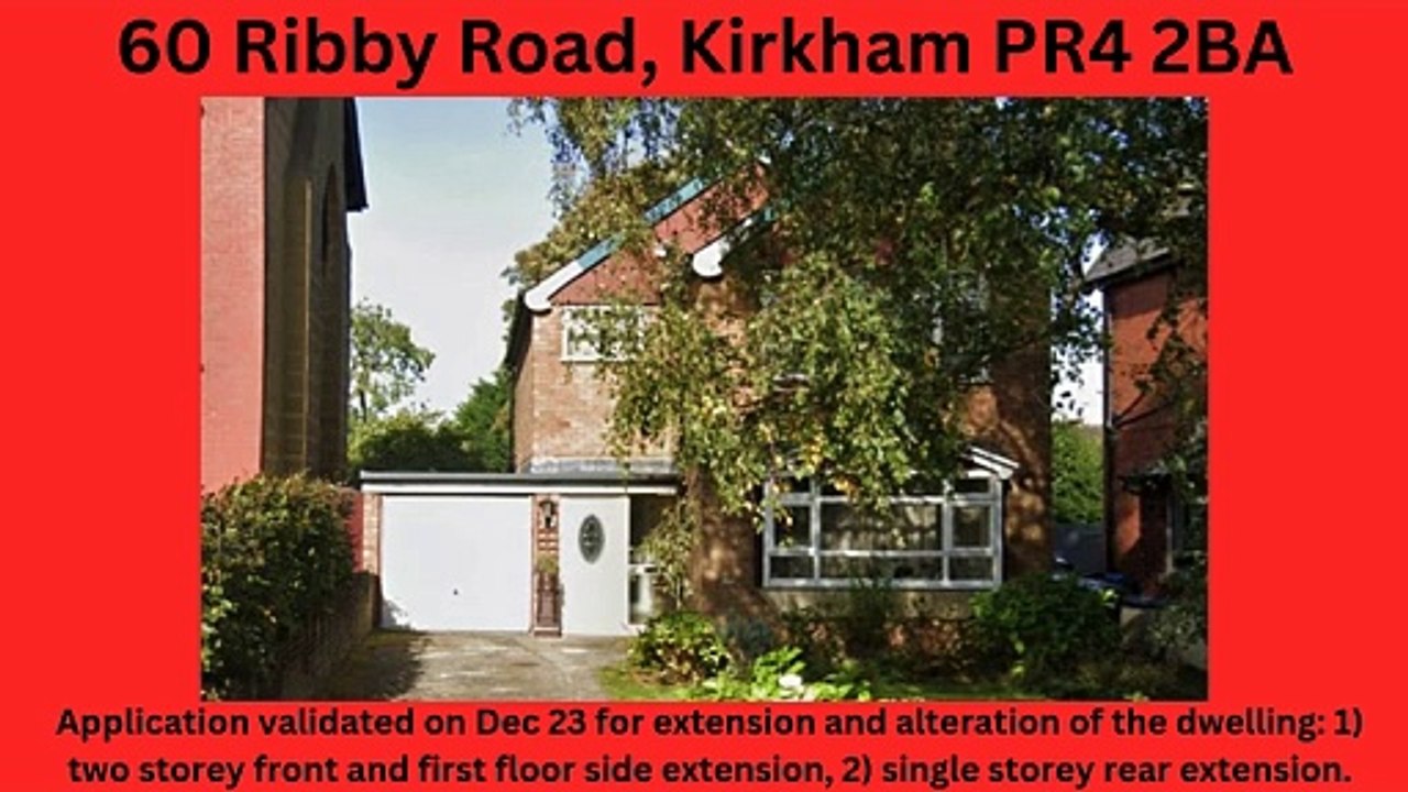 Blackpool & Fylde planning (25/12-5/1)