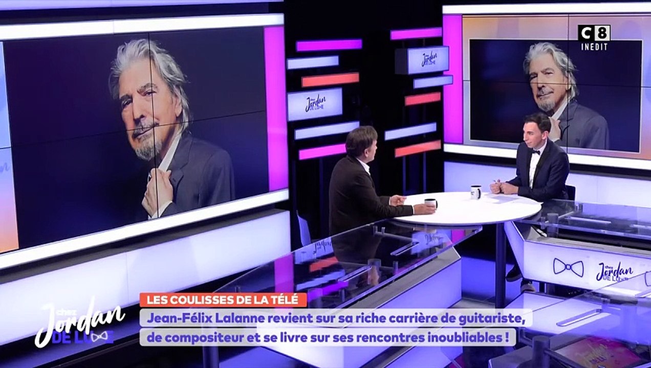 Jean-Felix Lalanne donne des nouvelles de Serge Lama dans l'émission Chez Jordan sur C8