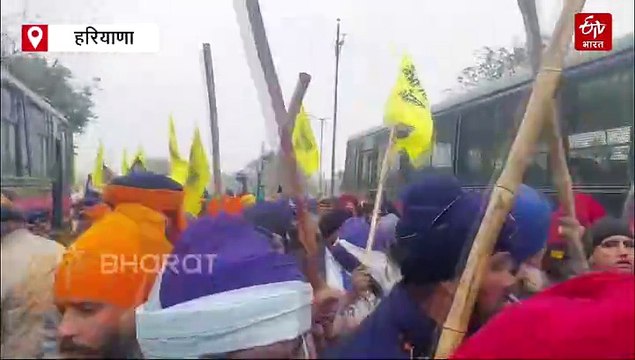 चंडीगढ़ में पंजाब के सीएम भगवंत मान के आवास घेराव पर अड़े किसानों पर लाठीचार्ज, एक पुलिसकर्मी घायल
