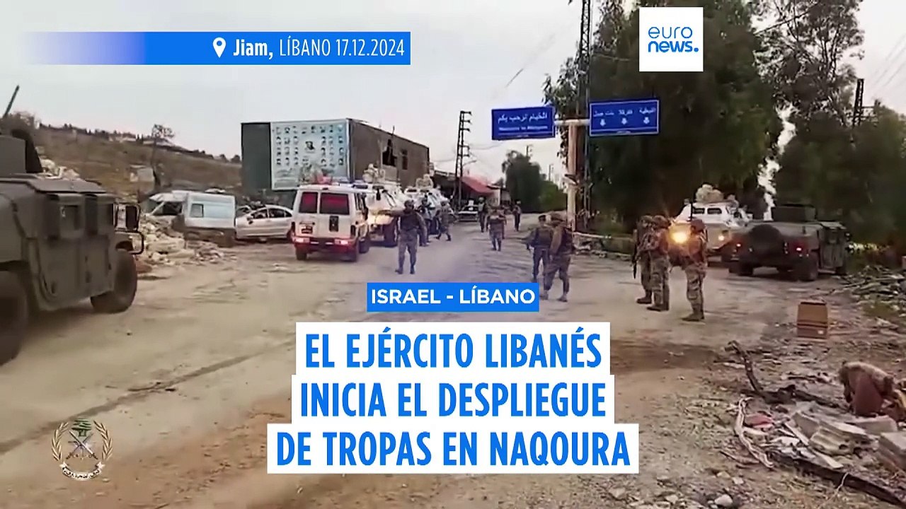 Progresiva retirada israelí de Líbano y despliegue del Ejército libanés, en virtud del alto el fuego acordado entre Hezbolá e Israel